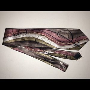 Jerry Garcia “Tidal Wave” Patterned Silk Tie